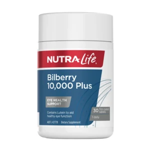 (PRE ORDER) Nutra-Life Bilberry 10,000 Plus 30 TABS shelf life 2yrs